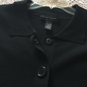 Light weight black knit sweater